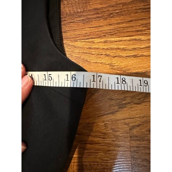 French Connection Whisper Ruth Square Neck Mini Dress – Black – Sz 4 Minimalist - Picture 7 of 9